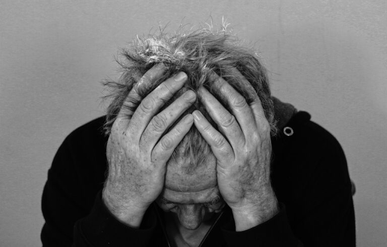Photo of man in pain